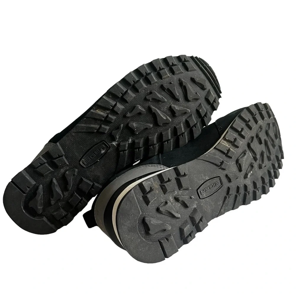 Eiger 1989 Black and Gray Suede Hiking Shoes Size 7 - Picture 4 of 5